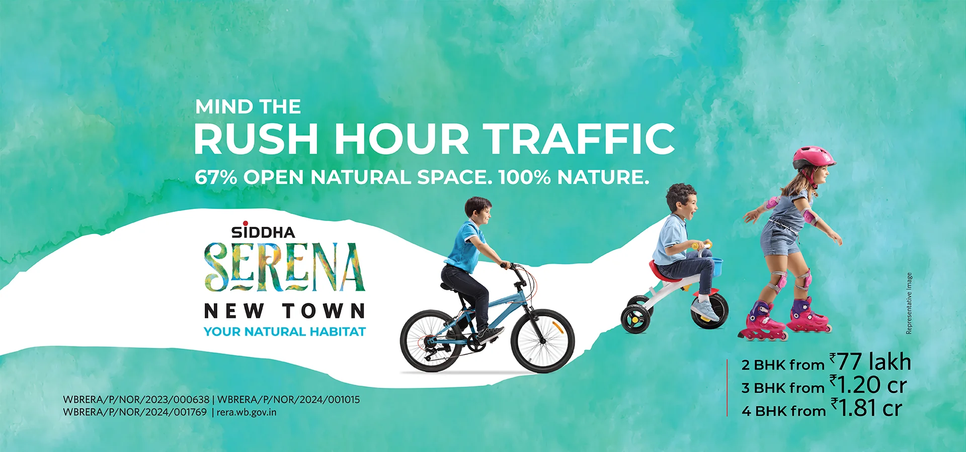 siddha serena newtown web banner image