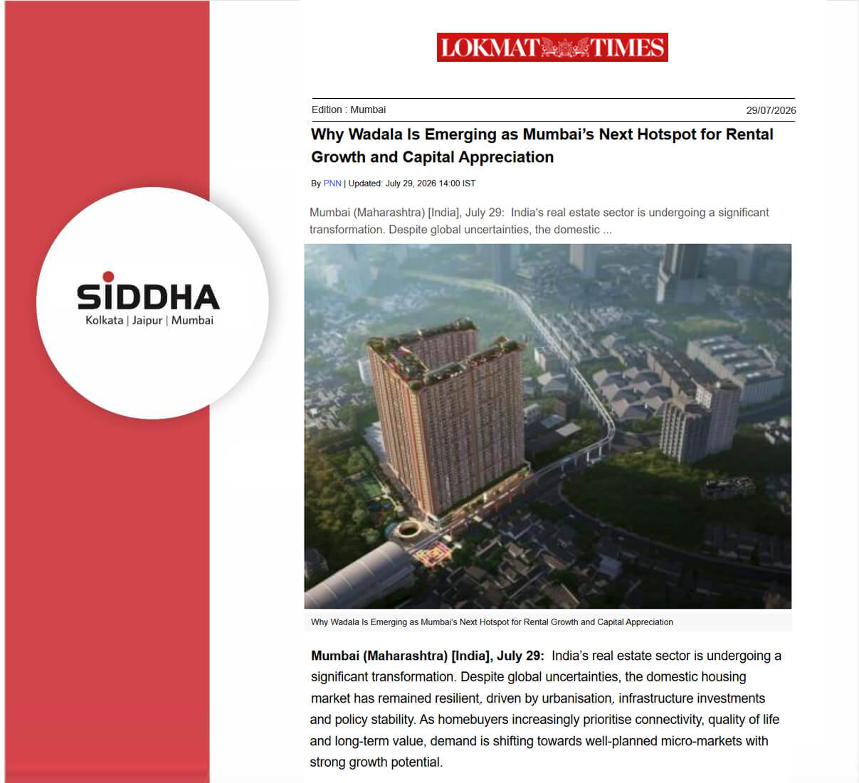 Why Wadala Is Mumbai’s Next Growth Hotspot